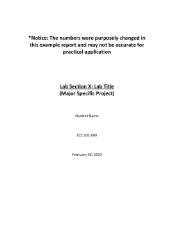Lab Questions - Oregon State EECS