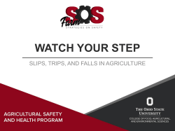 Elevated Falls - Agricultural Safety and Health Program