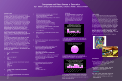The Use of Computer and Video Games for