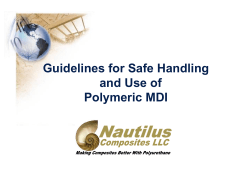 Guidelines for Safe Handling and Use of Polymeric MDI Nautilus