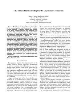 TIE: Temporal Interaction Explorer for Co
