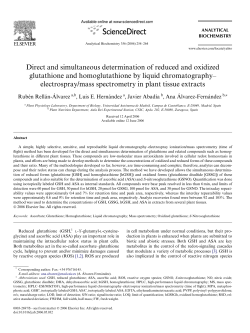 Direct and simultaneous determination of reduced and oxidized