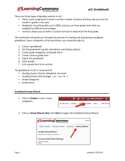 eLC Gradebook