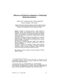 Offensive and Defensive Adaptation in Distributed