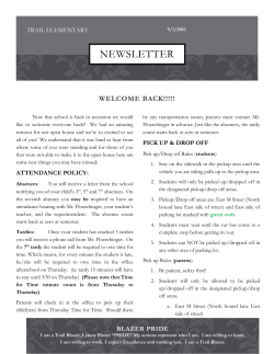 NEWSLETTER - Goshen County School District