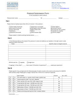 Protocol Submission Form