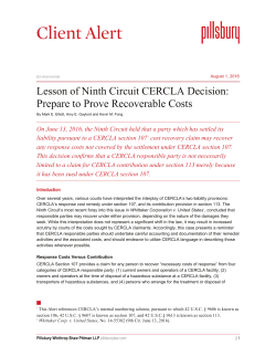 Prepare to Prove Recoverable Costs