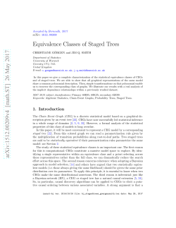 Equivalence Classes of Staged Trees