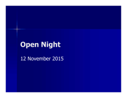 Open Night - Colaiste Muire | Ennis