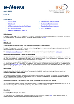 April 2008 - Queen`s University Belfast