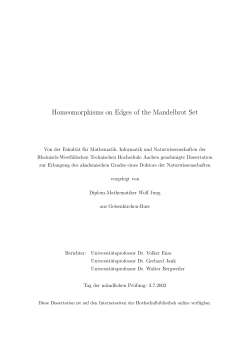 Homeomorphisms on Edges of the Mandelbrot Set