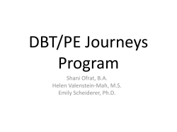 PTSD Outcomes cont`d