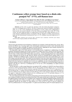 Continuous yellow-orange laser based on a diode-side