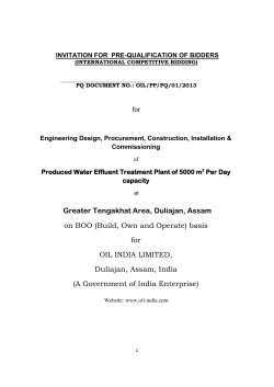 basis for OIL INDIA LIMITED, Duliajan, Assam, India