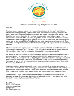 Hello All! This letter comes to you to request your - Art-A