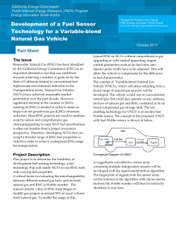 Development of a Fuel Sensor Technology for a - CE-CERT