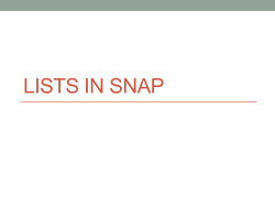 Lists - Issaquah Connect