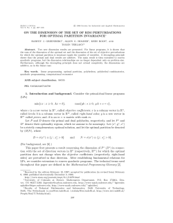 ON THE DIMENSION OF THE SET OF RIM PERTURBATIONS FOR