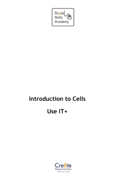 Introduction to Cells Use IT+