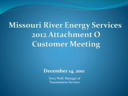 Otter Tail Power Company 2012 Attachment O