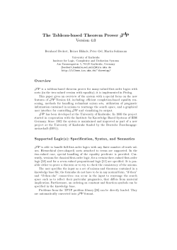 The Tableau-based Theorem Prover 3TAP