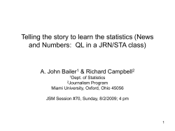 News and Numbers - users.miamioh.edu