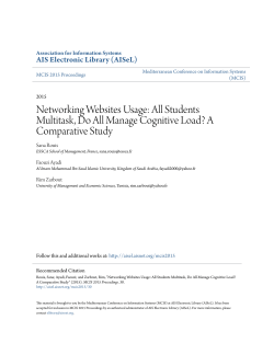 Networking Websites Usage: All Students Multitask, Do All Manage