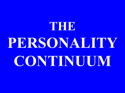 level normal neurotic primitive psychotic