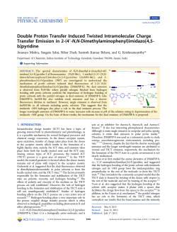 Double Proton Transfer Induced Twisted Intramolecular Charge