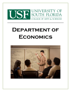 USF :: Department of Economics