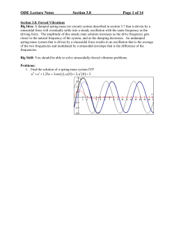 ODE Lecture Notes, Section 3.8