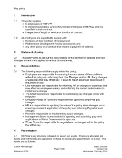 Guidance on managing absence due to ill health