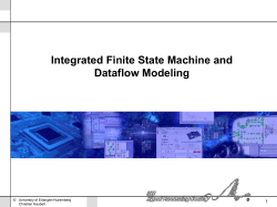 Integrated Finite State Machine and Dataflow