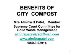 city compost + chemical fertilizers works wonders