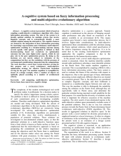 A cognitive system based on fuzzy information processing and multi