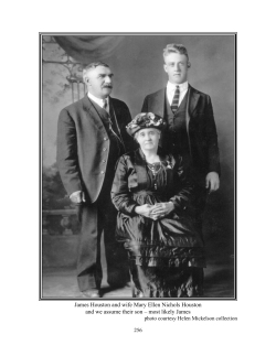 James Houston and wife Mary Ellen Nichols Houston and we