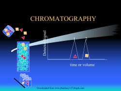 An Introduction to Chromatography