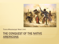 The conquest of the native americans