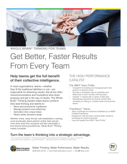 Get Better, Faster Results From Every Team