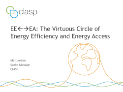 Enhancing World Bank Group`s Energy Access Investments Through