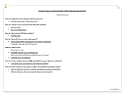 How Do I Choose a Job Using JWU`s Online FWS Job Selection Site