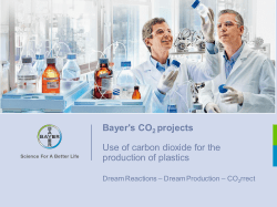 Dream Production Technische Erschlie&szlig;ung von CO2 als