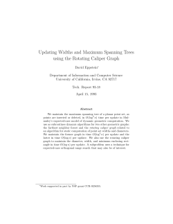 Updating Widths and Maximum Spanning Trees using the Rotating