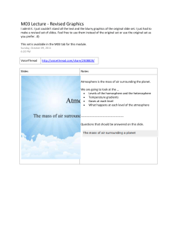 M03 Lecture - Revised Graphics I admit it. I just couldn`t stand all the