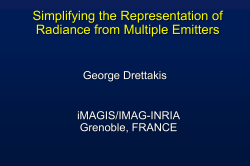 Simplifying the Representation of Radiance from Multiple