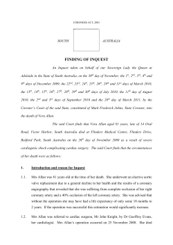 ALLAN Vera - Courts Administration Authority