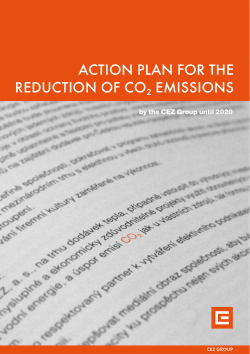 ACTION PLAN FOR THE REDUCTION OF CO2 EMISSIONS