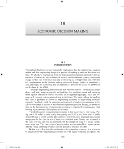 ECONOMIC DECISION MAKING