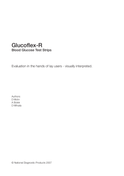 Glucoflex-R - National Diagnostic Products