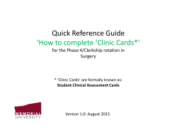 for Surgery.